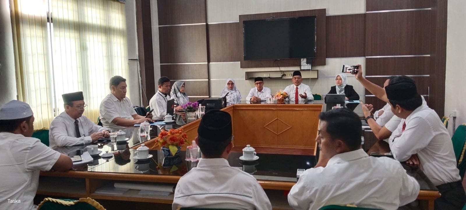 Ketua SPI Menghadiri Pertemuan dan Penyambutan Ijend Kemenag RI 