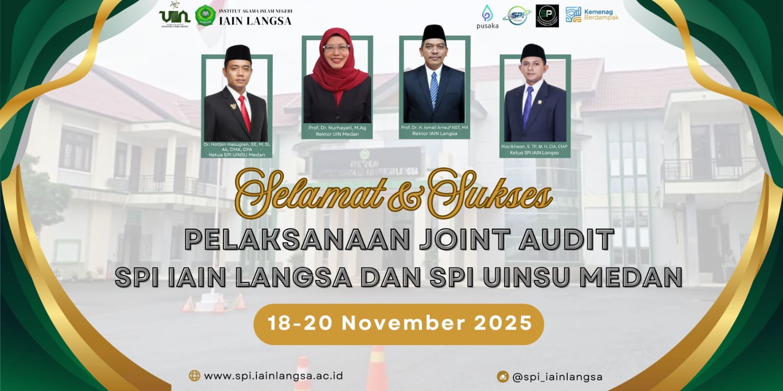 SPI IAIN Langsa dan SPI UINSU Medan Gelar Pra-Pelaksanaan Joint Audit untuk Penguatan Tata Kelola PTKN