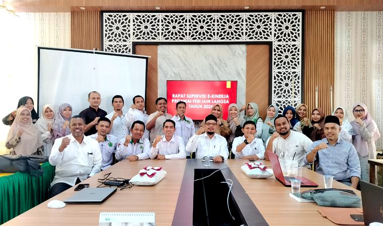 SUPERVISI DAN EVALUASI PERJANJIAN KINERJA PERKIN FEBI IAIN LANGSA : Bentuk Komitmen Bersama Menuju FEBI Unggul
