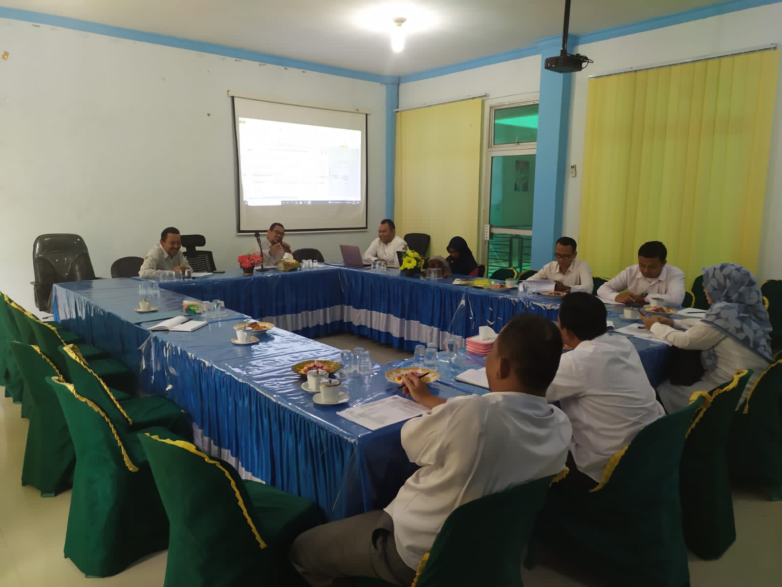 Team SPI Melaksanakan monitoring dan Evaluasi TLHP BPK RI dan Itjend Kemenag Tahun 2022